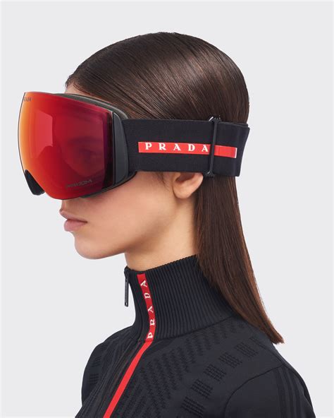 helmet goggle prada|Prada Eyewear x Oakley Linea Rossa Ski Goggles .